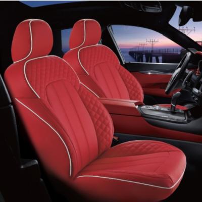 China 9 Pcs 3D Durable Waterproof Leather Car Seat Covers Design For BMW Volvo for sale