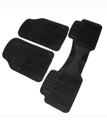 China Car Mat Universal Easy Cleaned PVC 3 Pieces Protective Black Mat for sale