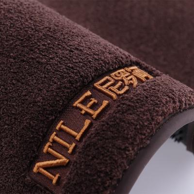 China Non Slip Brown Customized Waterproof Luxury Flat Removable Carpet Auto Car Floor Mat for sale