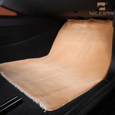 China Moisture Proof Upscale 3D Full Surrounded Leather Sheepskin Car Floor Mats for sale