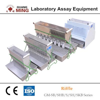 China Sample Preparation Laboratory Ore Sample Stream Zone Divider for sale