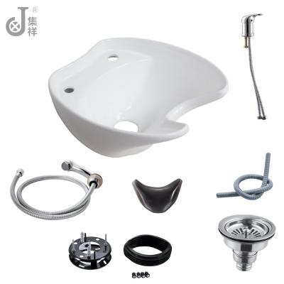 China Contemporary wholesale ceramic hair sink shampoo sinks hair salon sinks for sale for sale