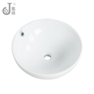 China High Tempreture W219A Ceramic Countertop Wash Basin Bathroom Round Ceramic Art Basin for sale