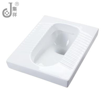 China With Fender Asia Bathroom Durable Self Glazed WC Porcelain Wash Down Squat Pan Toilet Price D-50 for sale