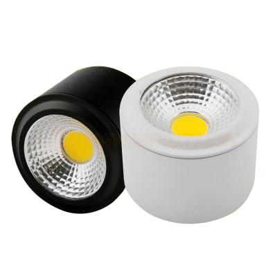 China IN-DL202 Hotel Silver Black White Round COB LED Outdoor Ceiling Mounted Down Light 3W 5W 7W 10W 12W 15W for sale