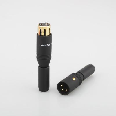 China audio & Audiorast XLR Jack Video HiFi Gold Plated 3 Terminals Male & Female XLR Connectors For Diy High End Audio Jack Audio Connector for sale