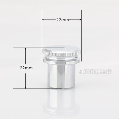 China audio & Hi End Video Sound Cap Chrome Plated XLR Plug Cap xlr Copper High Fidelity Audio Protective Plug for sale