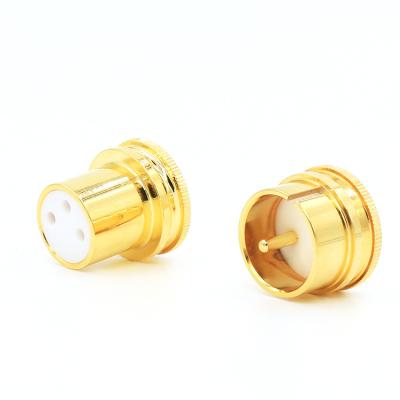 China Audio& HiFi Video Size Quality XLR Noise Plug Gold Plated Copper XLR Plug Plug &Protect Caps for sale