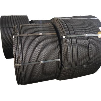 China Construction SWRH 82B Low Relaxation Stranded 7 Wire Rod 17.8mm LRPC Wire Makers For Building Construction for sale