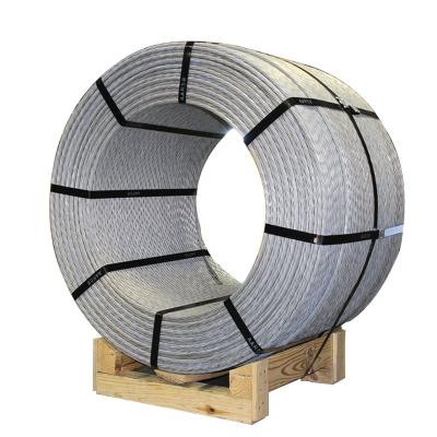 China Wholesale Price 7 PC Wire Manufacturers Construction Galvanized Wire 9.53mm Steel Wire 12.7mm For PC Concrete for sale