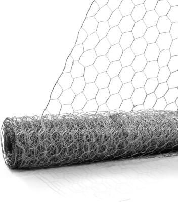 China Plain Weave 20 Gauge One Inch Hex Grid Galvanized Hexagonal Net Netting Galvanized Poultry Wire Netting for sale