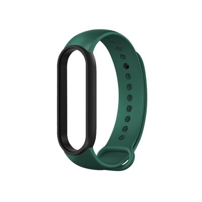 China High Quality Silicone Rubber Replacement For Xiaomi MI Band 5 Smart Watch Colorful Strap for sale