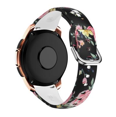 China Rubber Customized High Quality Gear S2 Silicone For Samsung Galaxy Watch Band Wristbands Custom for sale