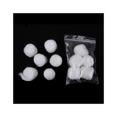 China Medical Standard 100 Percent Cotton Balls Cotton Balls High Quality Disposable Pure Organic Cotton Balls Manufacturers for sale