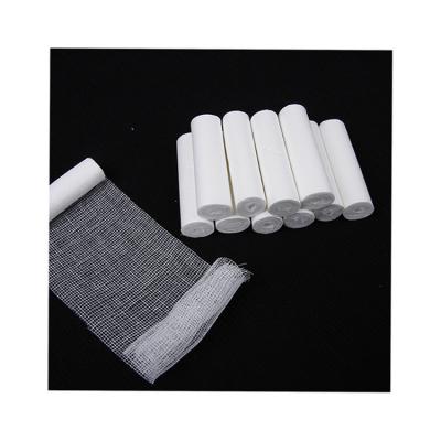 China Custom Medical White Skin Colored Bandage Gauze Gauze Bandage Medical Surgical Supplies Hospital Gauze Bandage With Woven Edge for sale