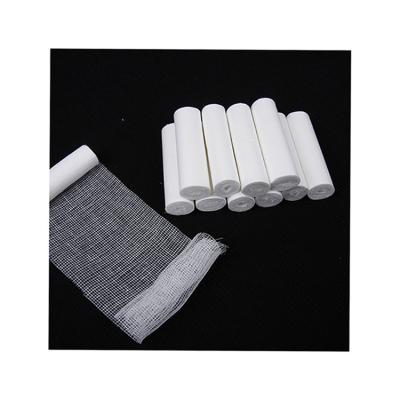 China Hospital Surgical Supplies Custom Medical Gauze Bandage Fixed Edge Gauze Bandage Roll Boxing Gauze Bandage With Edge for sale