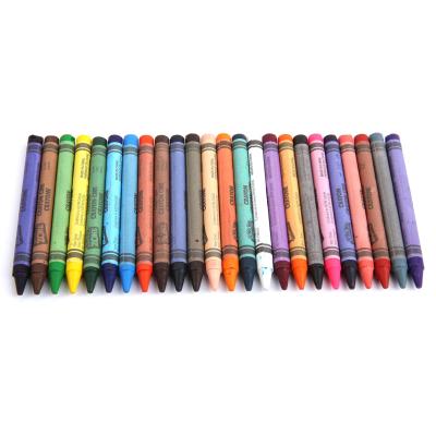 China Kids Drawing Pens Kids Stationery 24pcs Set Non-Toxic Wax Crayon for sale