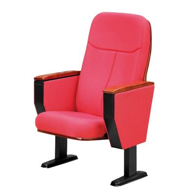 China Modern Stackable Cinema Chair Padded Chair Commercial Folding Auditorium Theater Seats With Notepad for sale