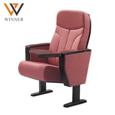 China Modern Cinema Church Chairs Commercial Folding Theater Chair Auditorium Metal Meeting Room Seats With Table for sale