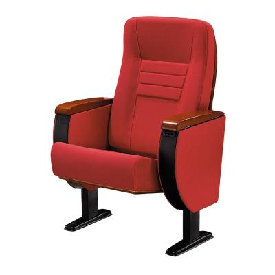 China Modern Red Folding Interlock Auditorium Chair Theater Furniture Student Conference Ladder Room Red Theater Chairs for sale