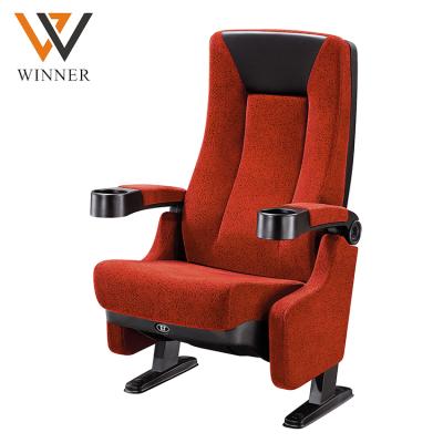 China modern single seater 4d armrest for modern cinema chair commercial concert hall fold up movie theater seats for sale