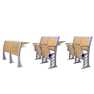 China Modern School Furniture Classroom College Strong Chair and Office Lecture Hall High School College Folded Desk for sale