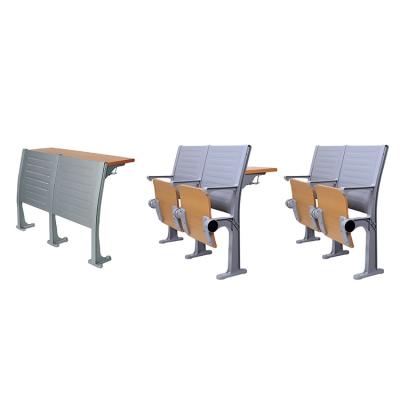 China Modern High School Furniture Student University Folded Office Classroom School Ladder Lecture Hall Chair With Armrest for sale