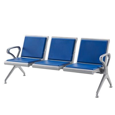 China Public Modern Passenger Bench 5 Seater Waiting Chair Metal 3 Seating Airport Waiting Chairs Colorful for sale