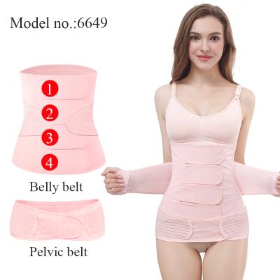 China Antibacterial Breathable Pure Cotton Gauze Postpartum Recovery Belly And Pelvic Belt for sale