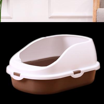 China High Quality Plastic Self-cleaning Pet Cat Litter Box With Mesh Polypropylene Wholesale Hot Selling Plastic Cat Toilet for sale