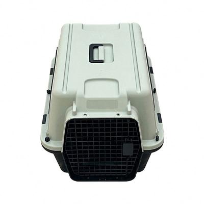 China Cat Dog Luxury Air Carrier Portable Airline Cage Breathable Plastic Airline Pet Travel Approved Box for sale