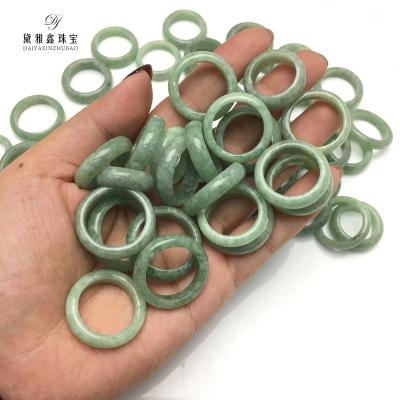 China Natural Stone Burmese Stone Opens Jade Ring Jewelry Making Wholesale for sale