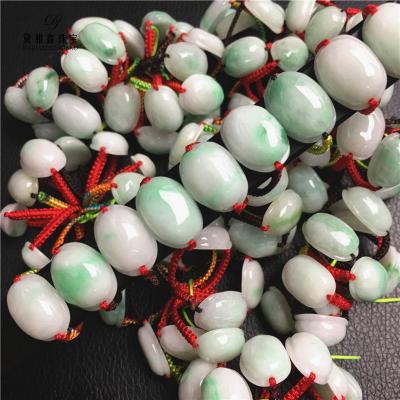 China Natural Beads Ring Jewelry Wholesale Direct Selling Jade Making Hand Rope Jade Stone Factory for sale