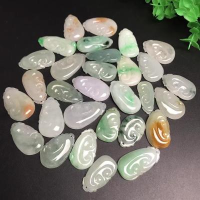 China Natural Stone Crystal Jade Pendant Necklace Accessories Simple Hot Selling DIY Handmade Jewelry for sale