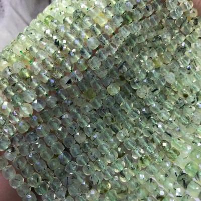 China Lanfei Crystal Natural Black Grape Magnet Square Diamond Surface Semi-Finished Products Wholesale DIY Spacer Beads for sale