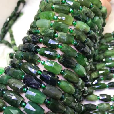 China Lan Fei's Angle Crystal Natural Russian Jasper Cut Stone With Bead Semi-finished DIY Accessories Wholesale Spacer Type for sale