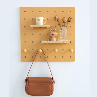 China Wall Viable Organizer Decorative Pegboard Shelf On Wall Display For Wall Decor for sale