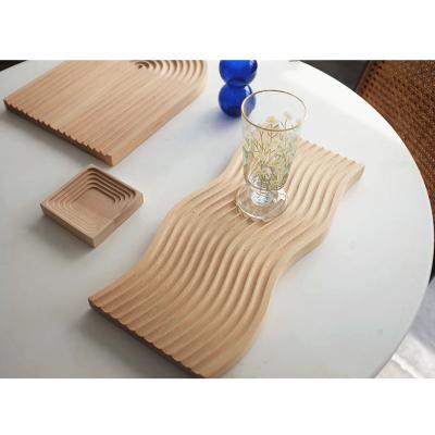 China Hot Selling Hand Made Food Tray Bamboo Rattan Serving Trays Luxury Supply for sale