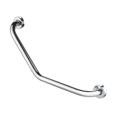 China Rodent Proof Shower Angled Grab Bar 17.3 Inch Bathroom Safety Grip Tub Arm Safe-Handle Bar Wall Mounted Stainless Steel Anti-Slip Bar for sale