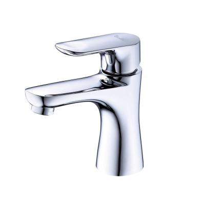 China Metered Faucets 2021 New Design Deck Mounted Single Handle Wash Basinbathroom Faucet Brass Accessories for sale