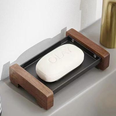 China Soap Dry Easy Bathroom Soap Holder Wooden Soap Holder Bathtub Soap Dish Eco-friendly Wholesale for sale