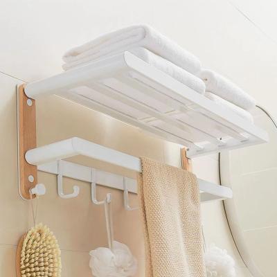 China Modern Stocked Bathroom Towel Rack Accessory Set Aluminum Wall Mounted Towel Rack Quality Bathroom Accessories Set for sale