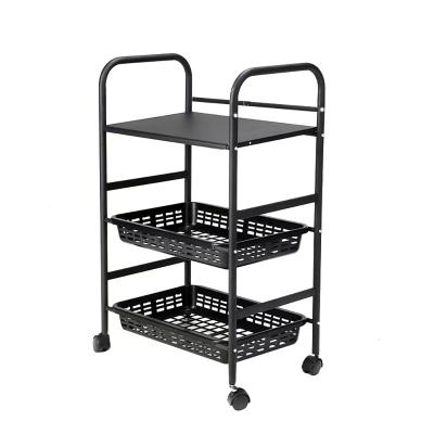 China Duty Metal Plastic Storage Rack Viable Organizer Metal Corner Shelf for Kitchen Living Room Laundry Office Bathroom for sale