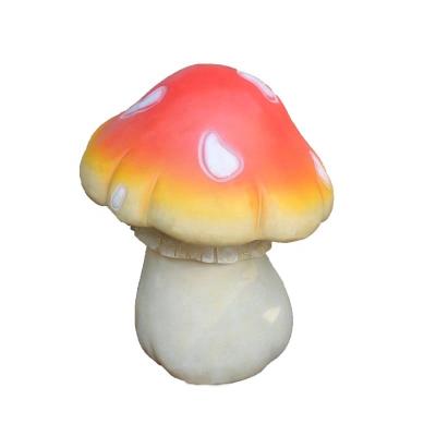 China Other Fiberglass Wedding Resin Park Zoo Decor Glow Lifelike Statue Plant Decoration Mushroom Statue Table Decor Gifts Large for sale