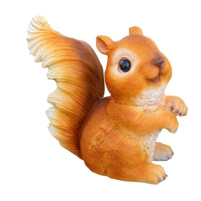 China Other Waterproof Funny Garden Squirrel Statues Garden Driver Trained Decorative Figurines Statue Animal For Collection Decoration for sale