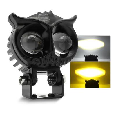 China High Brightness New Aerometal Owl With Bracket Motorcycle Headlights Accent Long Life Headlight Bulbs Universal Led Light Source 600 for sale