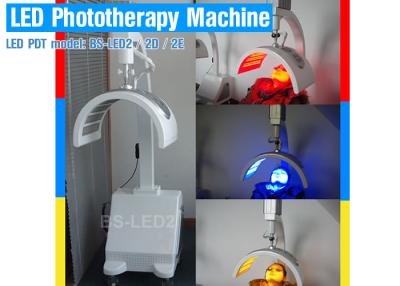 China LED beauty machine with two panels RED BLUE YELLOW INFRARED led pdt light for sale