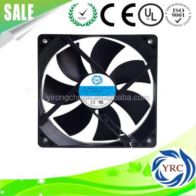 China Industrial Equipment CE RoHs Approved 5 Blower 12025 Computer DC Exhaust Fan 120mm 120*120*25 Mm Inch 12V 24V 36V for sale