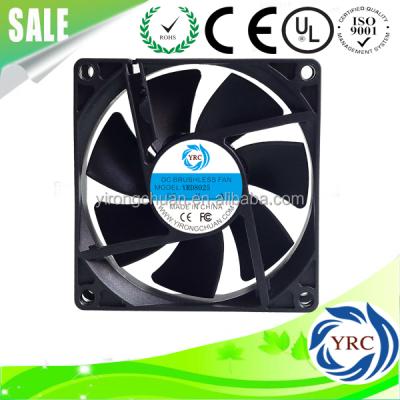 China Fan System CE ROHS 8025mm 3 Inch 12V 24V 80*80*25mm DC Brushless Mini Fan Fan for sale