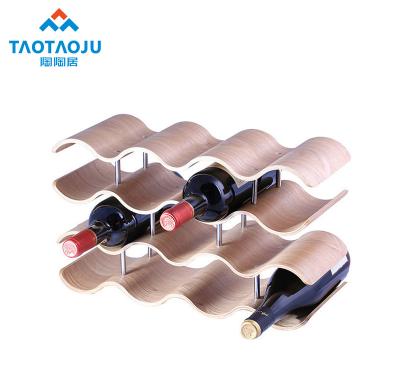 China Other TAOTAOJU Amazon Hot Sales Factory Custom Wine Storage Rack For Bar Restaurant Wine Rack Solid Wood Ash Wine Rack for sale